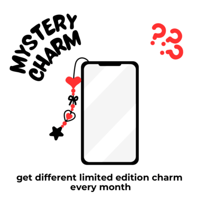Mystery phone charm