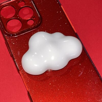 Cloud 9 phone grip holder white