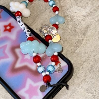 Head in the clouds phone charm