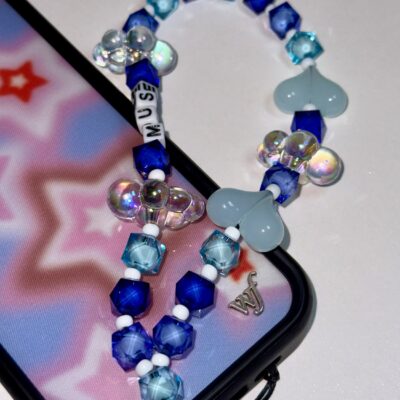 Muse blue phone charm